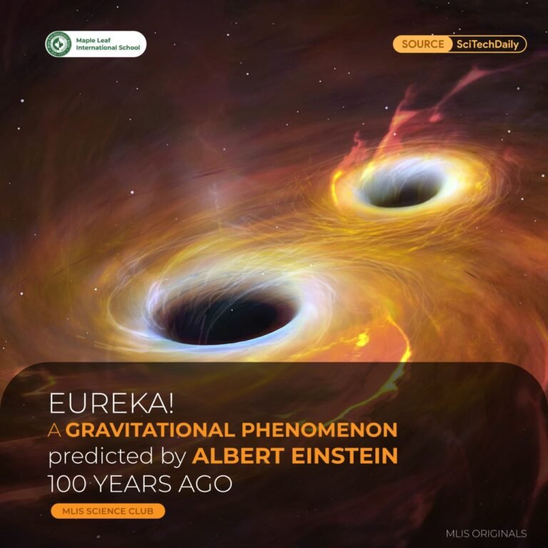 EUREKA! A Gravitational Phenomenon Predicted by Einstein 100 Years Ago